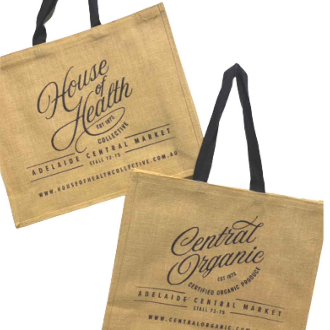 Hessian Bags House of Health Collective