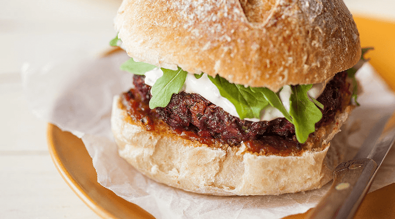 Lamb, Quinoa & Beetroot Burgers