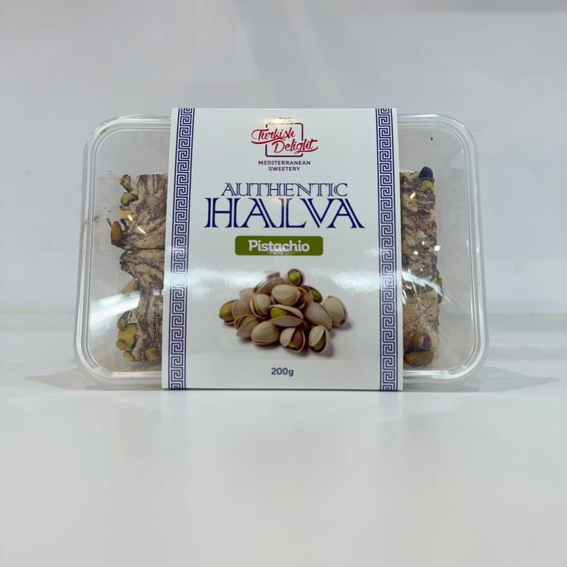 Halva with Chocolate & Pistachio