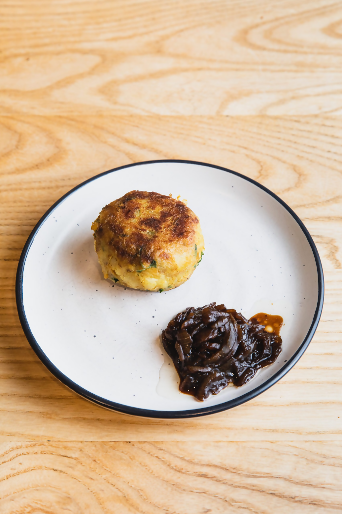 Curried Chickpea Patty (VGN, GF)