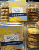 Lemon Shortbread Biscuits by Heavenly Delights