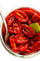 Sun-dried Roma tomatoes ($46/kg)