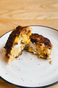 Sweet Corn & Feta Fritter (V)