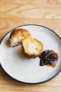 Pumpkin and Feta Arancini (V)