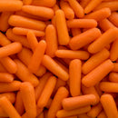 baby snacking carrots
