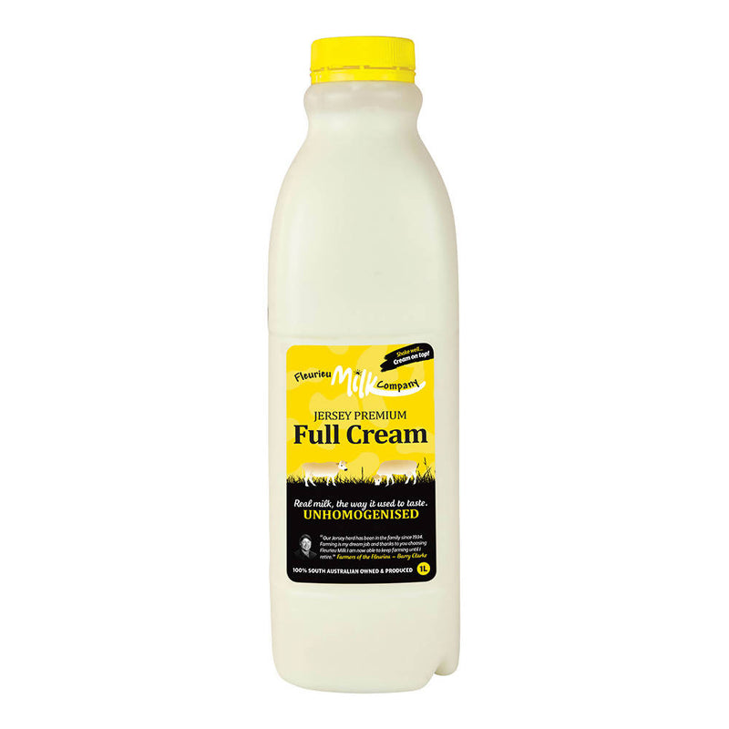 Jersey Full Cream Un-homogenised Milk
