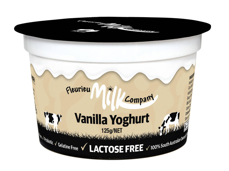 Lactose free vanilla yoghurt