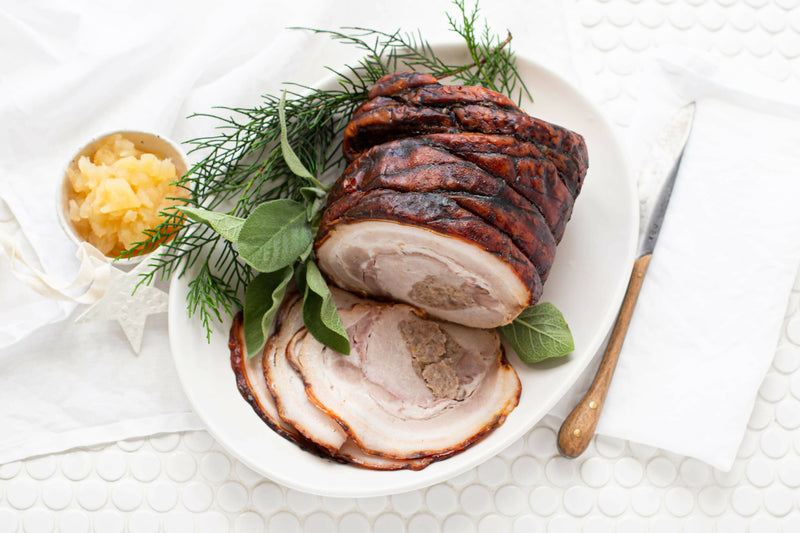 Roast Pork Loin with Sage and Cider