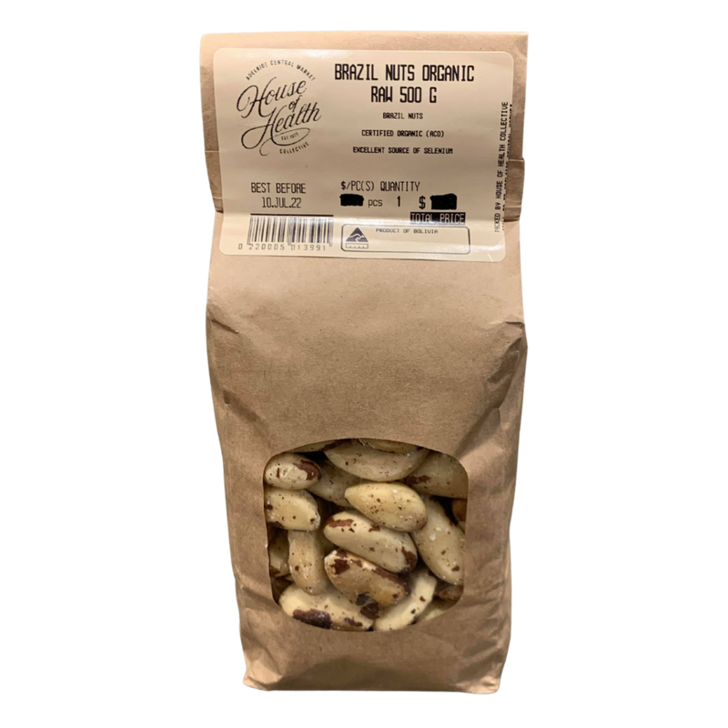 Brazil Nuts - Organic - 500g Pre Pack