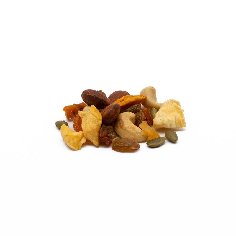 mix of nuts and fruit