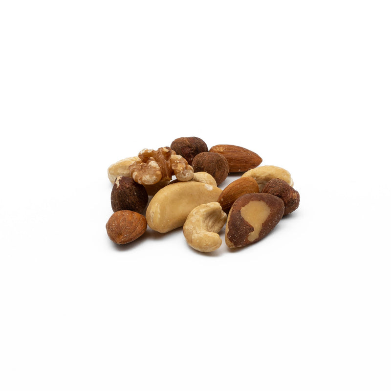 Raw Mix contains Cashews, Almonds, Hazelnuts and Walnuts