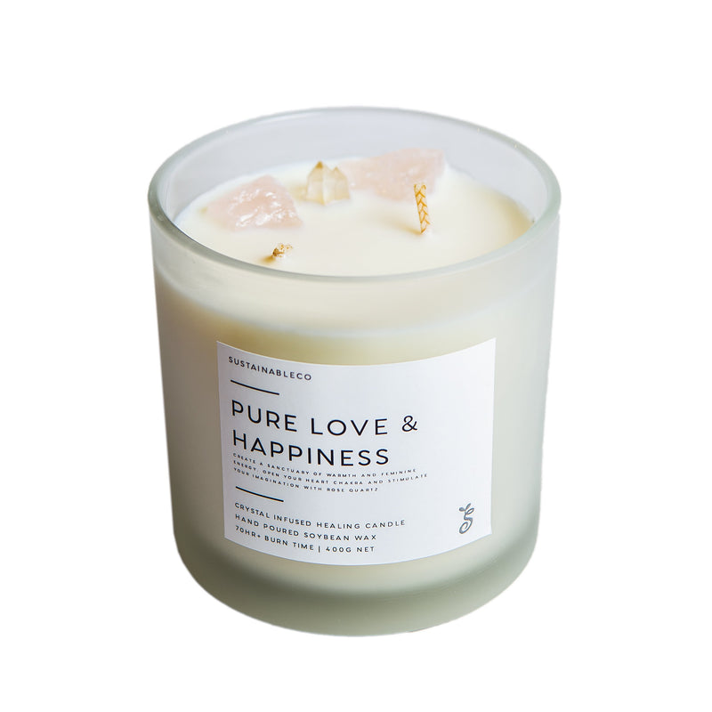 Candle - Pure Love & Happiness - Sustainable Co