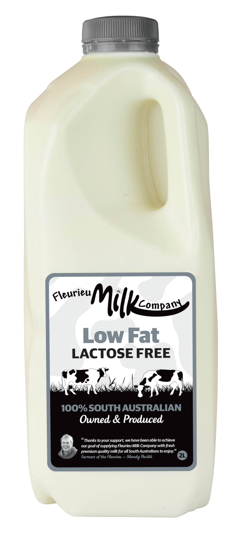 2L Lactose free low fat homogenised milk