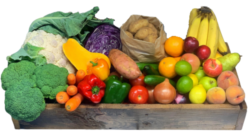 Large Seasonal Fruit and Vegetable Box - Certified Organic