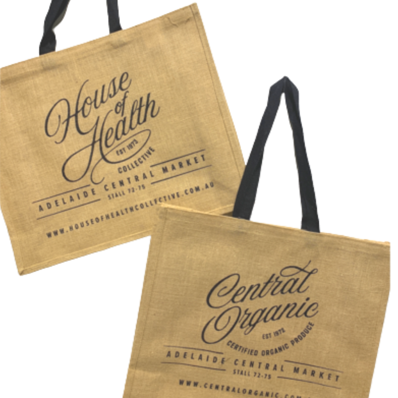 Hessian Bags - House of Health Collective