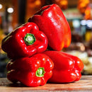 Red Capsicums ($9.99 p/kg)