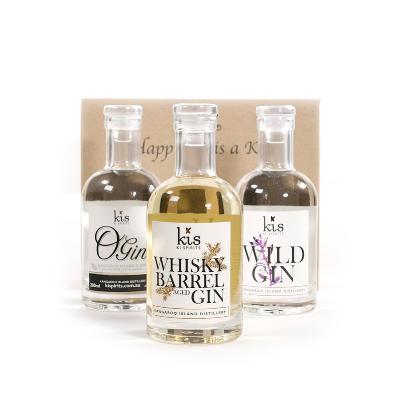 3 Pack with Whisky Barrel, Wild & O Gin