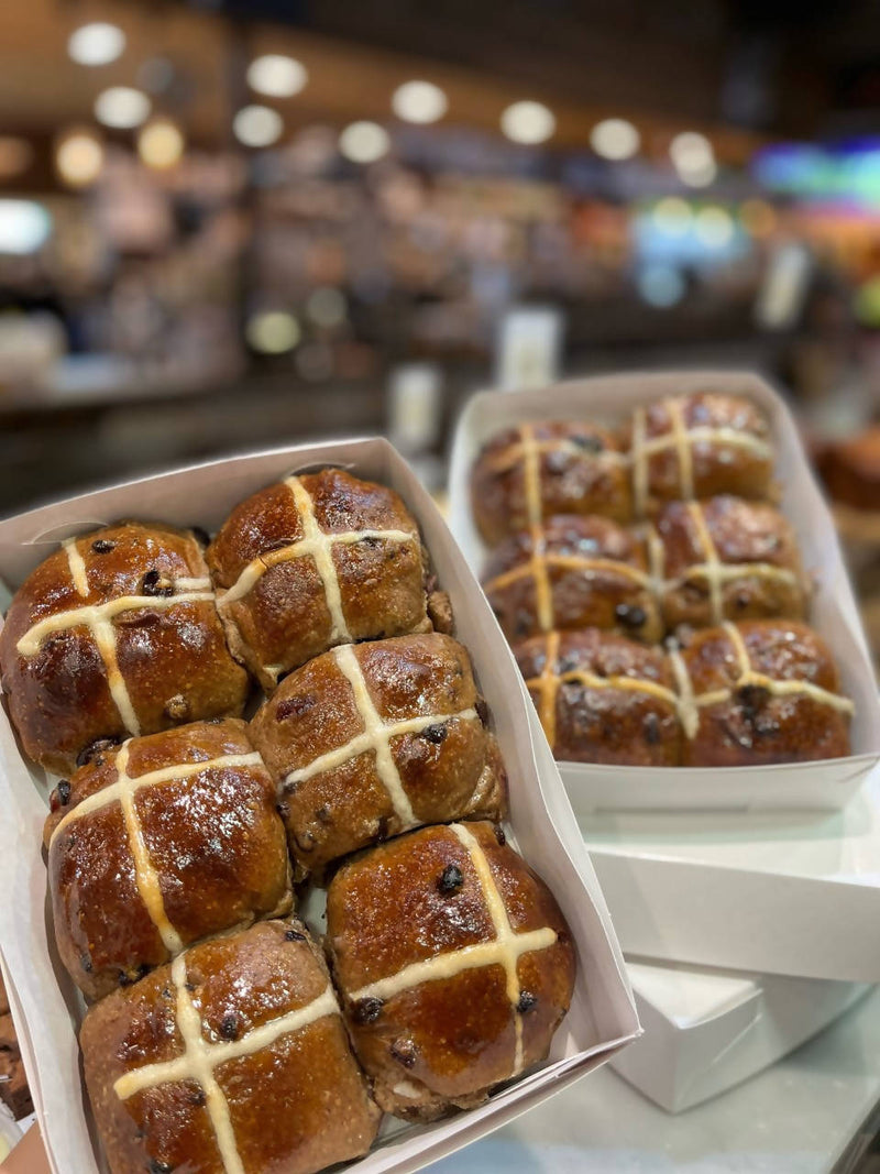 6 pack Hot Cross Buns