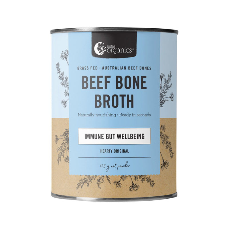 Beef Bone Broth - 125g - Immune Gut Wellbeing - Nutra Organics