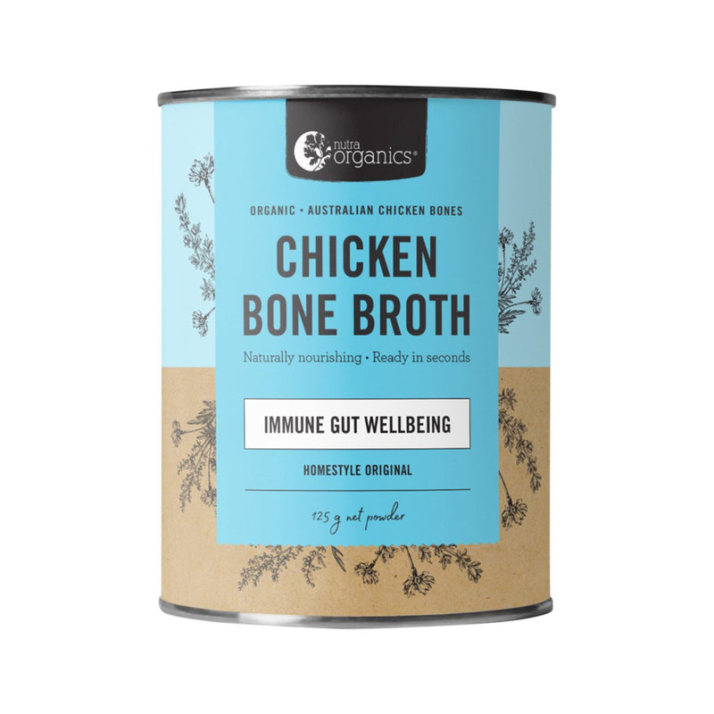 Chicken Bone Broth - 125g - Immune Gut Wellbeing - Nutra Organics
