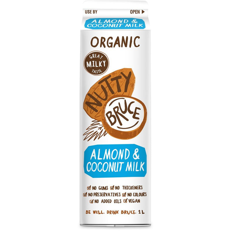 Almond & Coconut Milk - Organic - Nutty Bruce - 1 Litre
