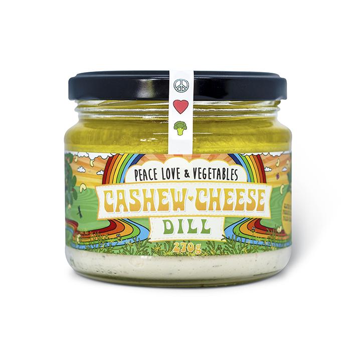 Dill Cashew Cheese - 270g - Peace, Love & Vegetable