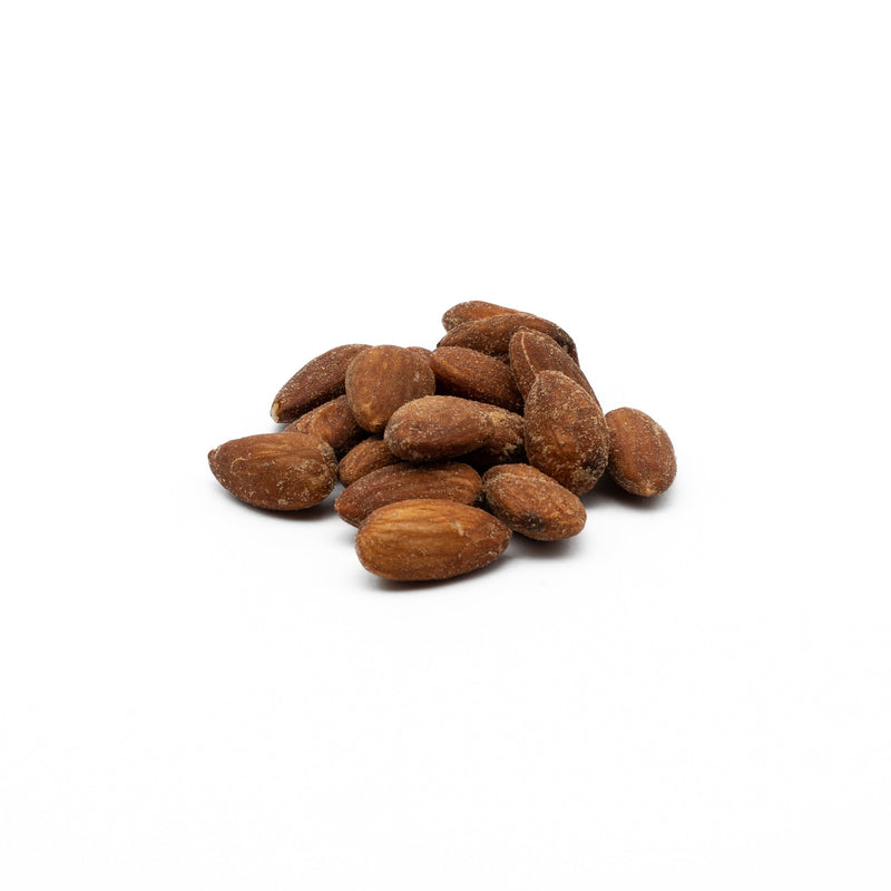 Australian almonds cooked in triple refined peanut oil and seasoned with smoked flavouring