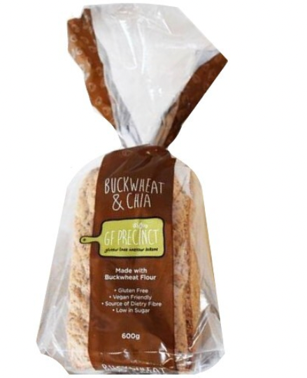 GF Precinct - Buckwheat & Chia Loaf 650g (Thurs & Fri Delivery Only)