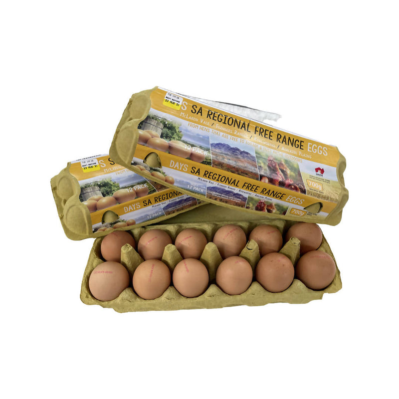 Days SA Regional Free Range Eggs (by the dozen)
