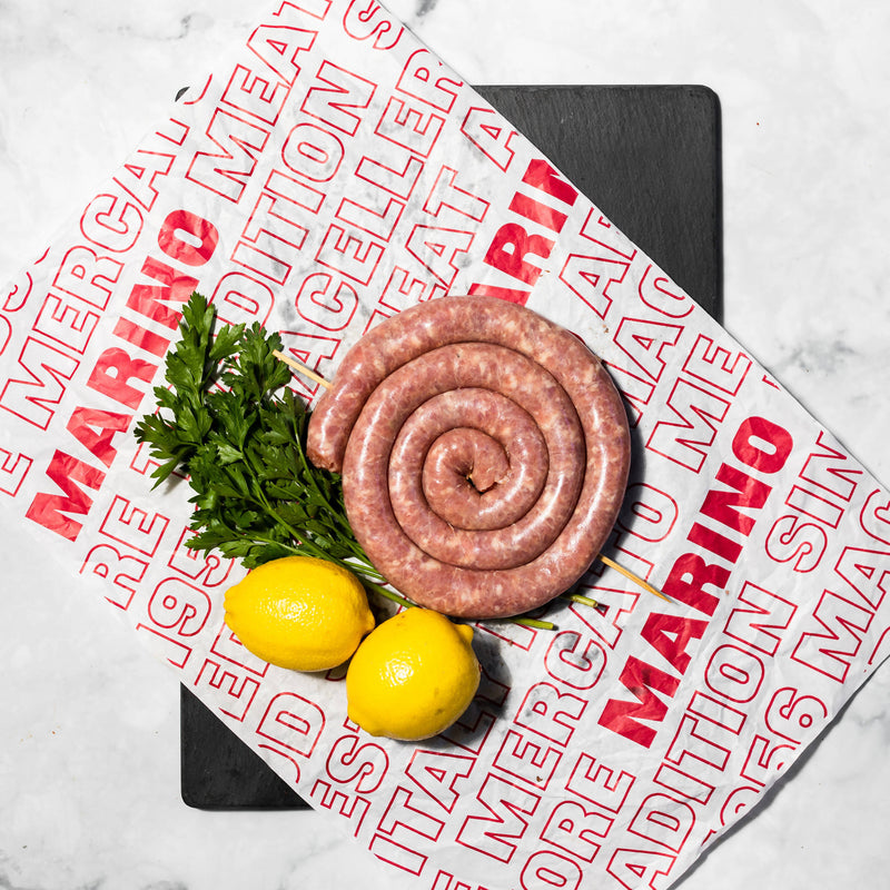 Sausages- Spirali Italian Style Free Range Pork Preservative Free