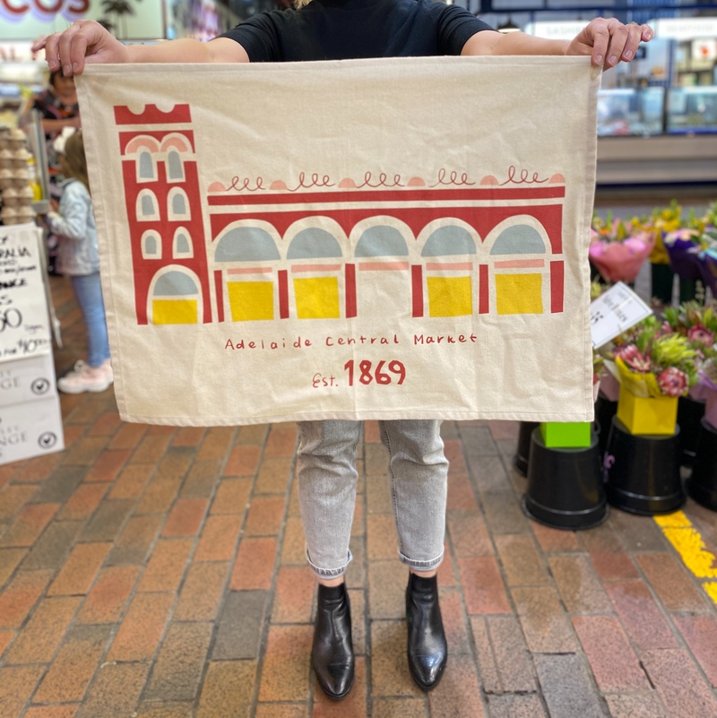 Market Tea Towel - Facade