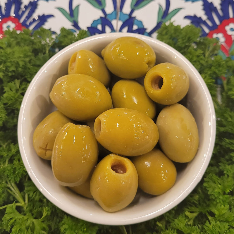 Pitted Green Olives ($30/kg)