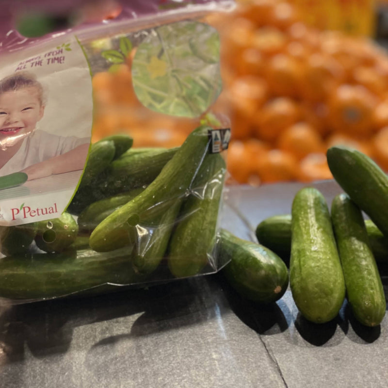 baby cucumber 750grm bags